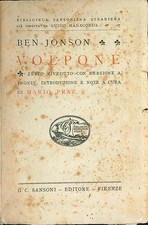 VOLPONE JONSON BEN SANSONI