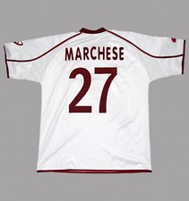 TORINO MAGLIA ASICS AWAY MARCHESE WORN JERSEY MAILLOT TRIKOT 2003-2004