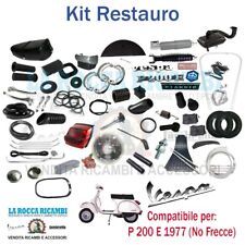 KIT RESTAURO VESPA P 200 E SERIE 1 - MODELLO SENZA FRECCE ANNO 1977