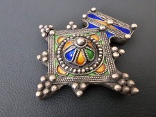 Ciondolo croce smaltata