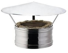 Cappello cinese canna fumaria doppia parete inox coibentata con lana di roccia