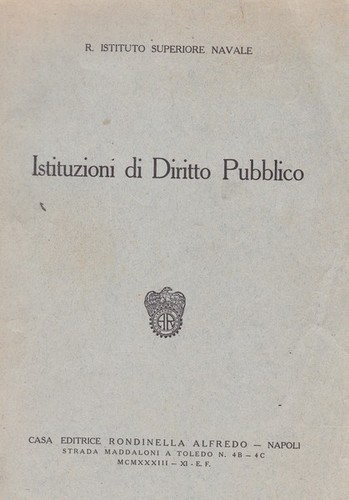 Istituzioni diritto - di,