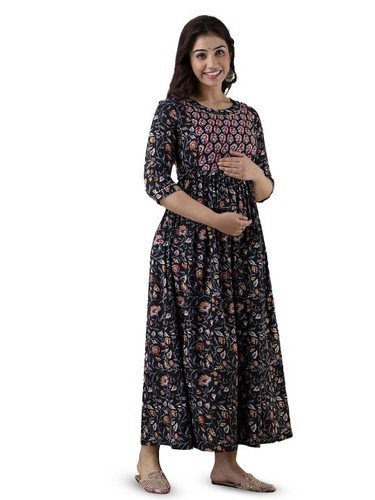 Abito premaman cotone - in,