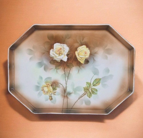 Antique octagonal porcelain - antique,