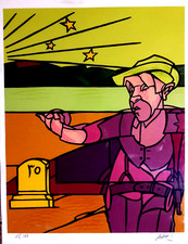 VALERIO ADAMI SERIGRAFIA 70x50