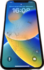 V02 SOLO SCHERMO APPLE IPHONE 12 PRO OLED ROTTO TOUCH PERFETTO 100% ORIGINALE