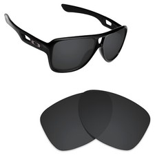 Lenti di ricambio polarizzate Hawkry per occhiali da sole Oakley Dispatch 2 Stealth nere