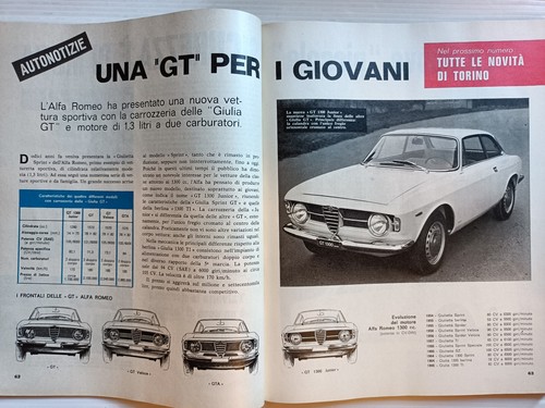 Quattroruote 1966 alfa giulia - quattroruote,