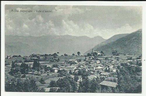 Cartolina spedita nel 1936 val - cartolina,
