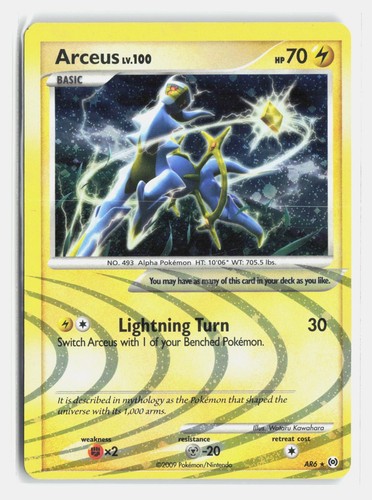 Arceus ar6 holo - arceus,