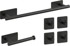 Set Accessori Bagno Nero Opaco