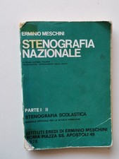 Stenografia Nazionale-Erminio Meschini-1978 parte 1,2