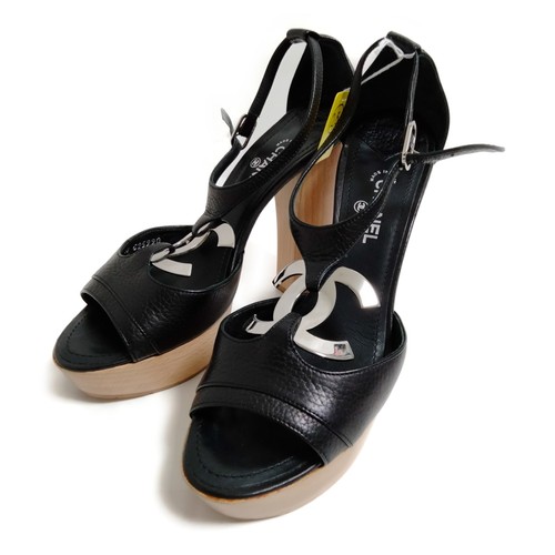 Sandali chanel donna pelle - sandali,