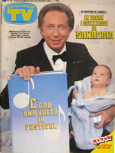 Sorrisi 1989 mike - mike, bongiorno