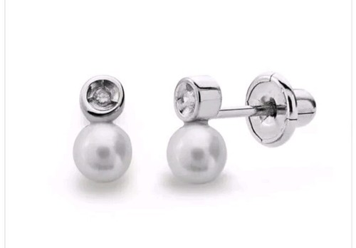 Pendientes oro blanco 18k - , 750
