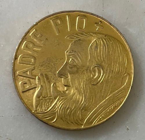 Medaglia padre pio - medaglia, gregorio