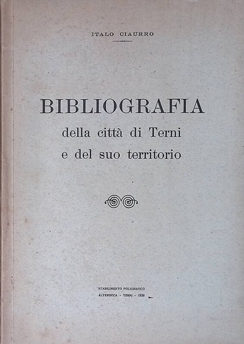 Bibliografia della città - , di