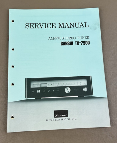 Sansui 7900 sintonizzatore - sansui, tu-7900