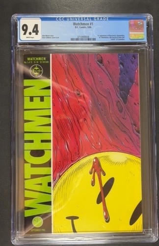Watchmen cgc nm 1 app - 9.4,