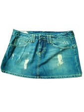 Dondup jeans Short pantaloncino minigonna gonna mini skirt donna woman tg 30 M