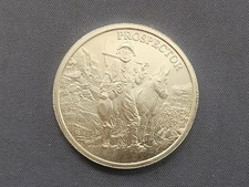 Vecchio prospetto e mulo 1 oncia troy .999 argento fine tondo