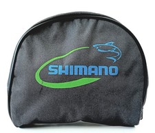 Custodia mulinello imbottita Shimano vintage retrò taglia grande attrezzatura pesca carpa ottime condizioni