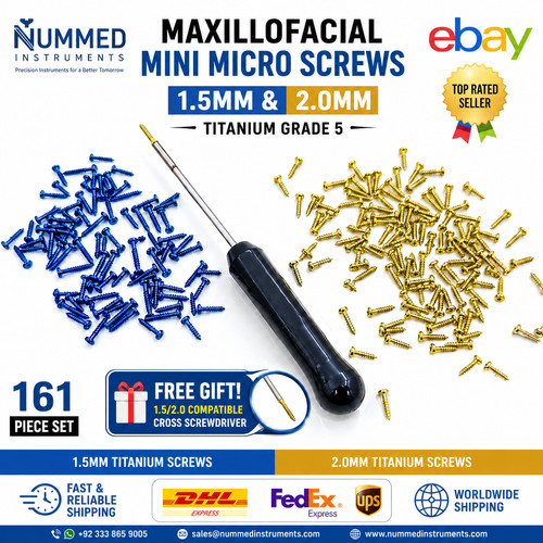Maxillofacial mini micro viti - mini,
