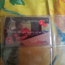 Scheda  telefonica  Wifi mai più appesi ad un filo 31/12/2005 tir 20.000 OMAGGIO