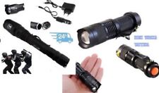 TORCIA MILITARE TATTICA LED CREE T6 5000 LUMENS RICARICABILE ZOOM SOFTAIR