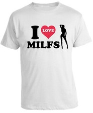 T-SHIRT I LOVE MILF ADDIO AL CELIBATO ESTATE IDEA REGALO