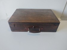 Antica Valigia In Legno