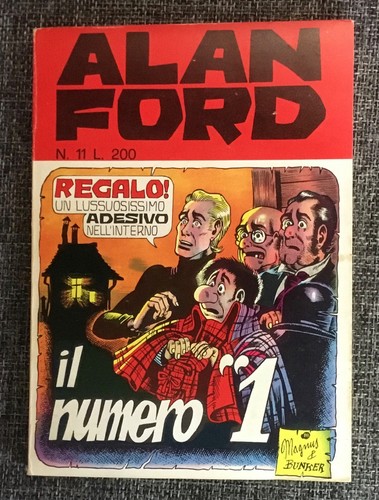 Alan ford con adesivi - 11,