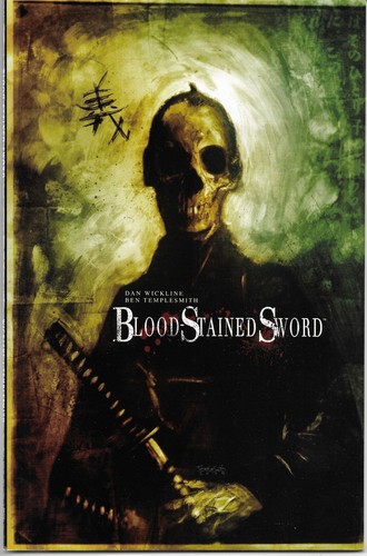 Blood stained sword - blood-stained, back