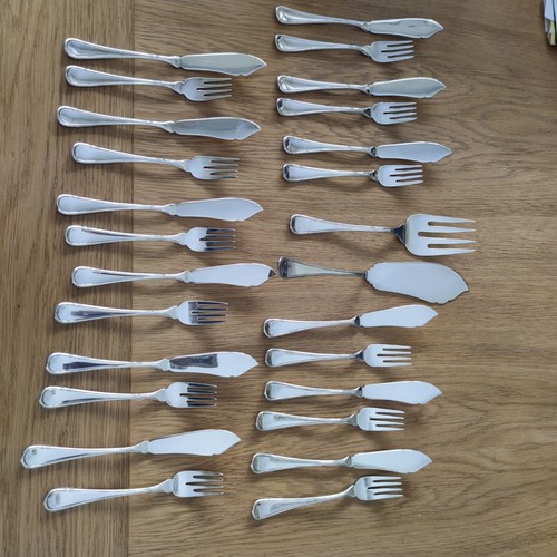 Servizio posate argento 800 - posate,