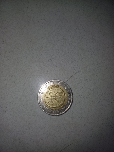 Moneta euro rara con - 2,