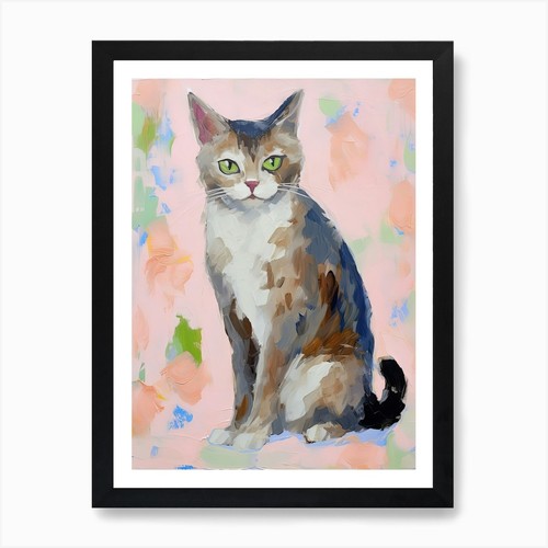 Quadro gatto esotico pelo - gatto,