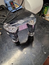 Riser Manubrio Harley Davidson Cromato 2,5" per Sportster Dyna Softail Rialzi HD