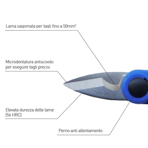 Forbice elettricista - forbice,