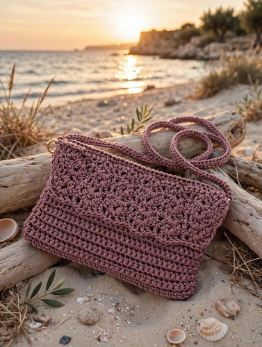 Pochette uncinetto fatta - pochette,