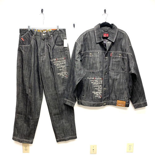 Vintage platinum fubu uomo fat - platinum,