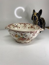 Ancien saladier Sarreguemines U&C modele Fleury polychrome bonne etat