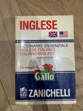 Zanichelli Dizionario Essenziale Inglese Italiano 2004 (omaggio Riso Gallo)