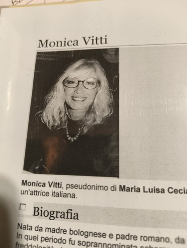 Autografo originale monica - autografo,