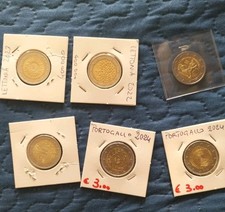 LOTTO 6 MONETE 2 EURO COMMEMORATIVI  