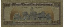 USA 100 DOLLAR - BANCONOTA ORO