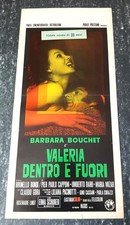 Locandina - VALERIA DENTRO E FUORI - Barbara Bouchet - ITA 1972