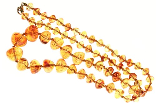 Collana ambra con 333 - ambra,,