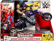 WWE Wrekkin' Slamcycle UNDERTAKER with MOTORBIKE Action Playset Wrestling 2024