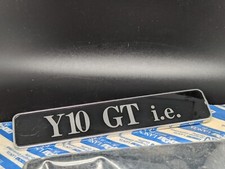 AUTOBIANCHI Y10 GT I.E. LOGO ORIGINALE SIGLA EMBLEMA FREGIO STEMMA SCRITTA BADGE