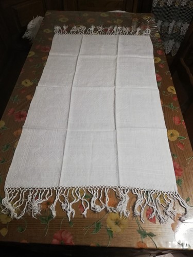 Antico asciugamano bianco - asciugamano,